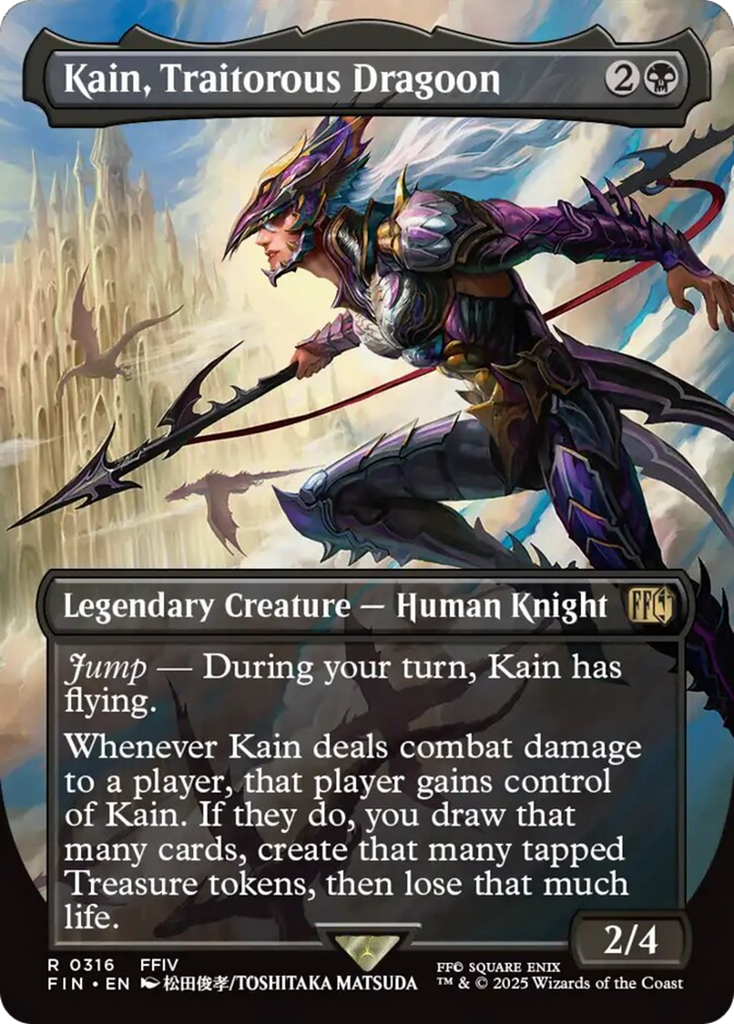 Kain, Traitorous Dragoon (Borderless) [FINAL FANTASY]