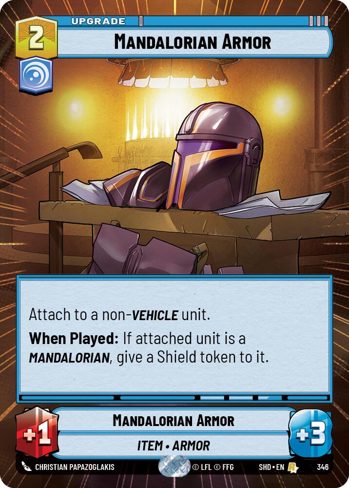 Mandalorian Armor (346) (Hyperspace) (346) [Shadows of the Galaxy]