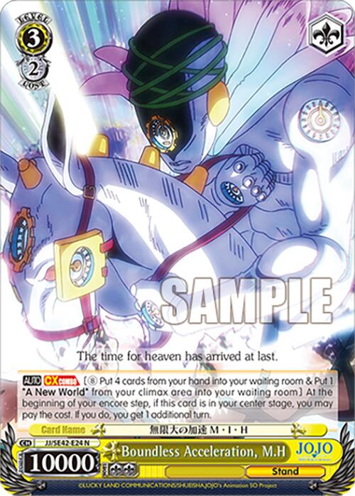 Boundless Acceleration, M.H (JJ/SE42-E24 N) [JoJo's Bizarre Adventure:
