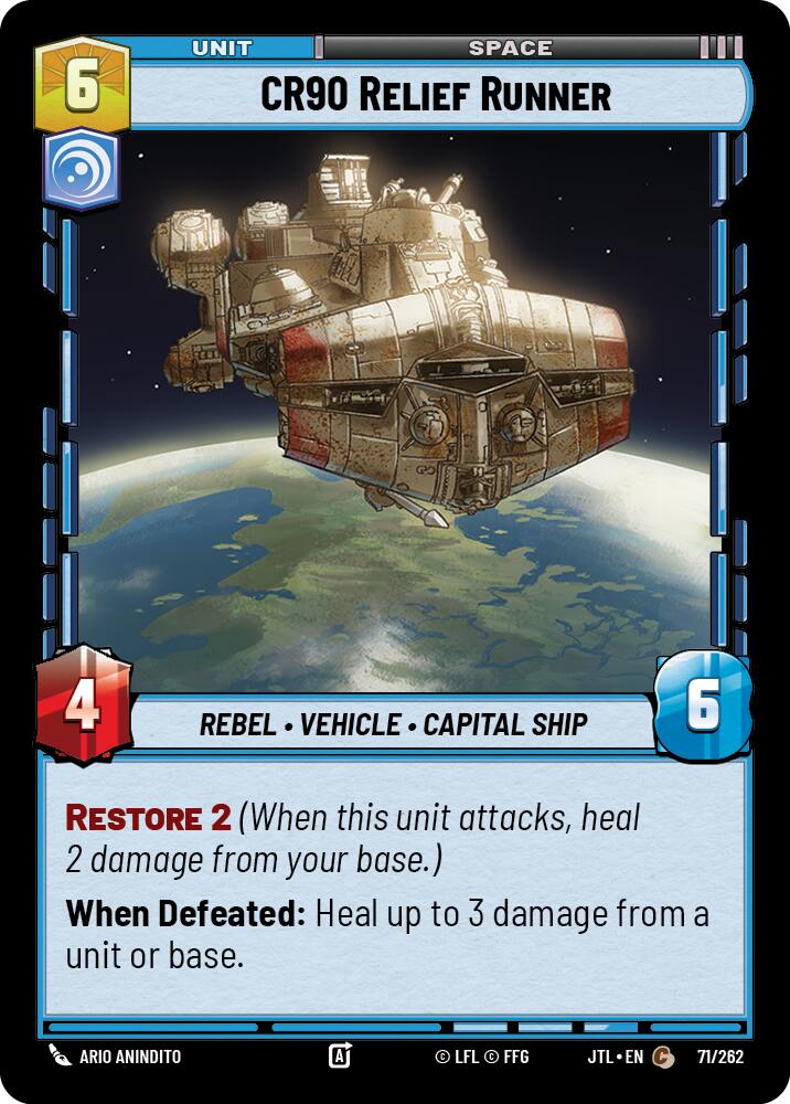 CR90 Relief Runner (071/262) (071/257) [Jump to Lightspeed]