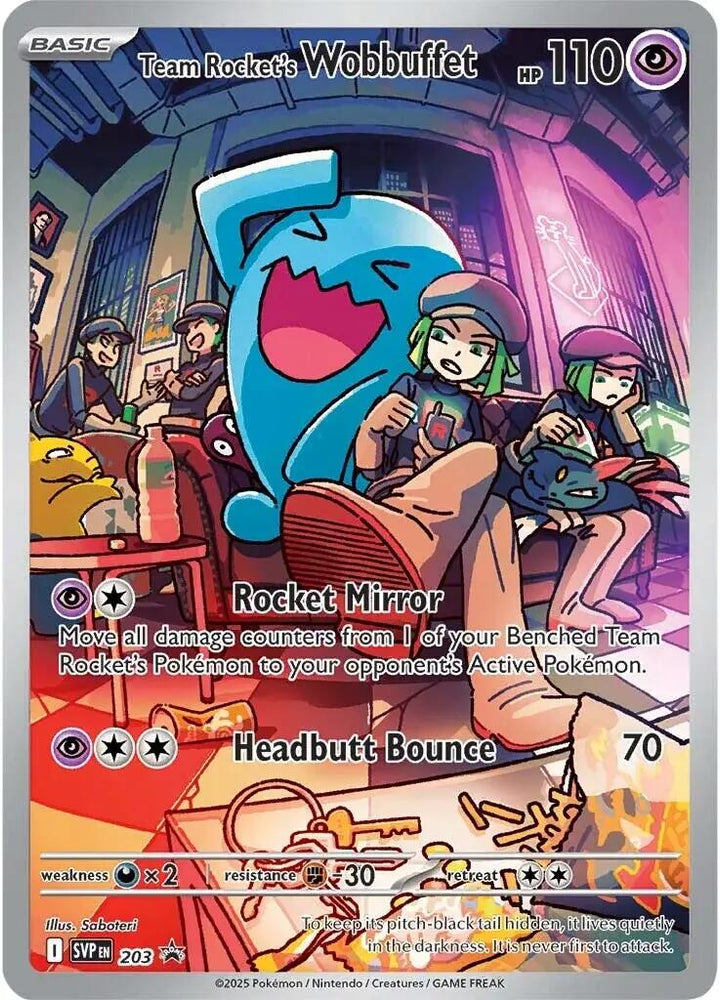 Team Rocket's Wobbuffet (203) [Scarlet & Violet: Black Star Promos]
