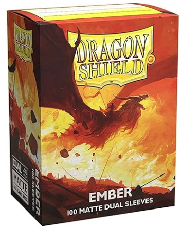 Dragon Shield 100ct Dual Matte Ember