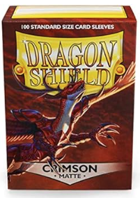 Dragon Shield 100ct Matte Crimson