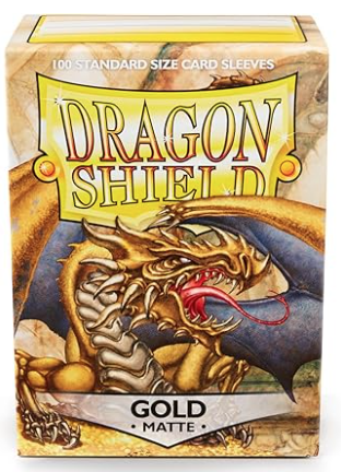 Dragon Shield 100ct Matte Gold