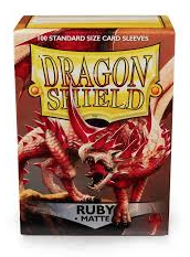 Dragon Shield 100ct Matte Ruby