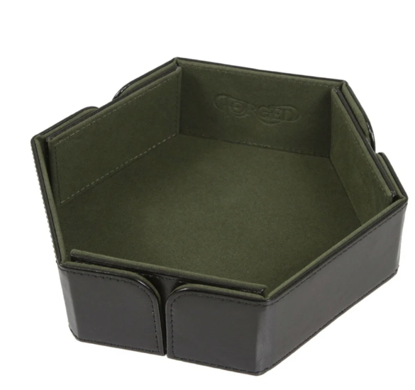 Forged - Green Hex Dice Tray