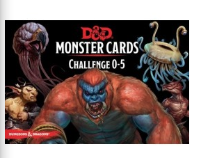 Dungeons and Dragons - Monster Cards - Challenge 0-5