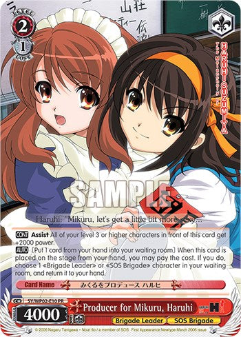 Producer for Mikuru, Haruhi [The Melancholy Of Haruhi Suzumiya Power Up Set]