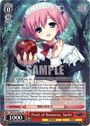 Fruit of Remorse, Sachi [The Fruit of Grisaia]