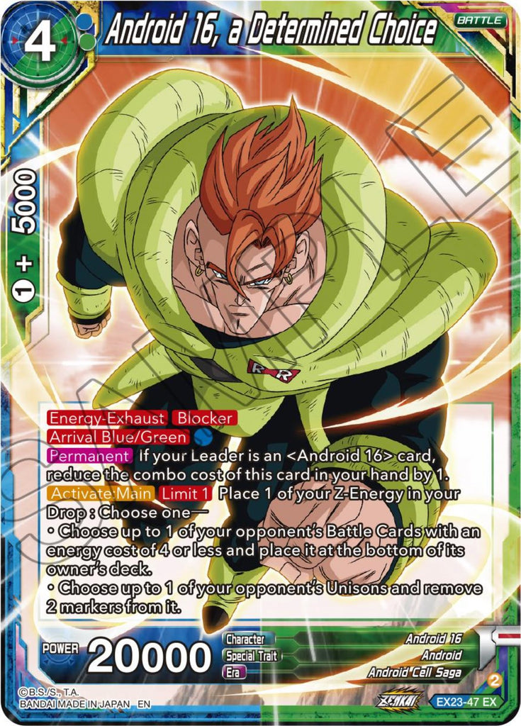 Android 16, a Determined Choice (EX23-47) [Premium Anniversary Box 202