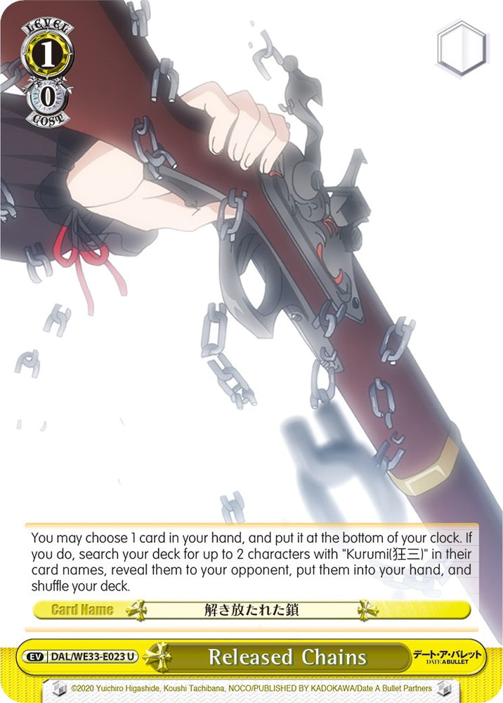 Released Chains (DAL/WE33-E023 U) [Date A Bullet]