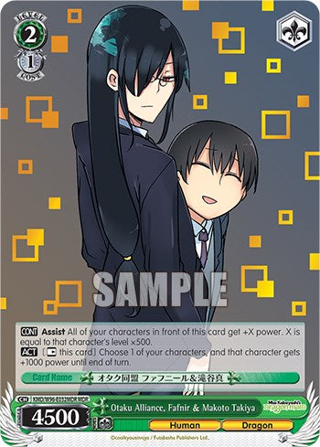 Otaku Alliance, Fafnir & Makoto Takiya [Miss Kobayashi's Dragon Maid]