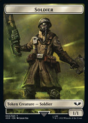 Soldier (004) // Arco-Flagellant Double-Sided Token [Warhammer 40,000 Tokens]